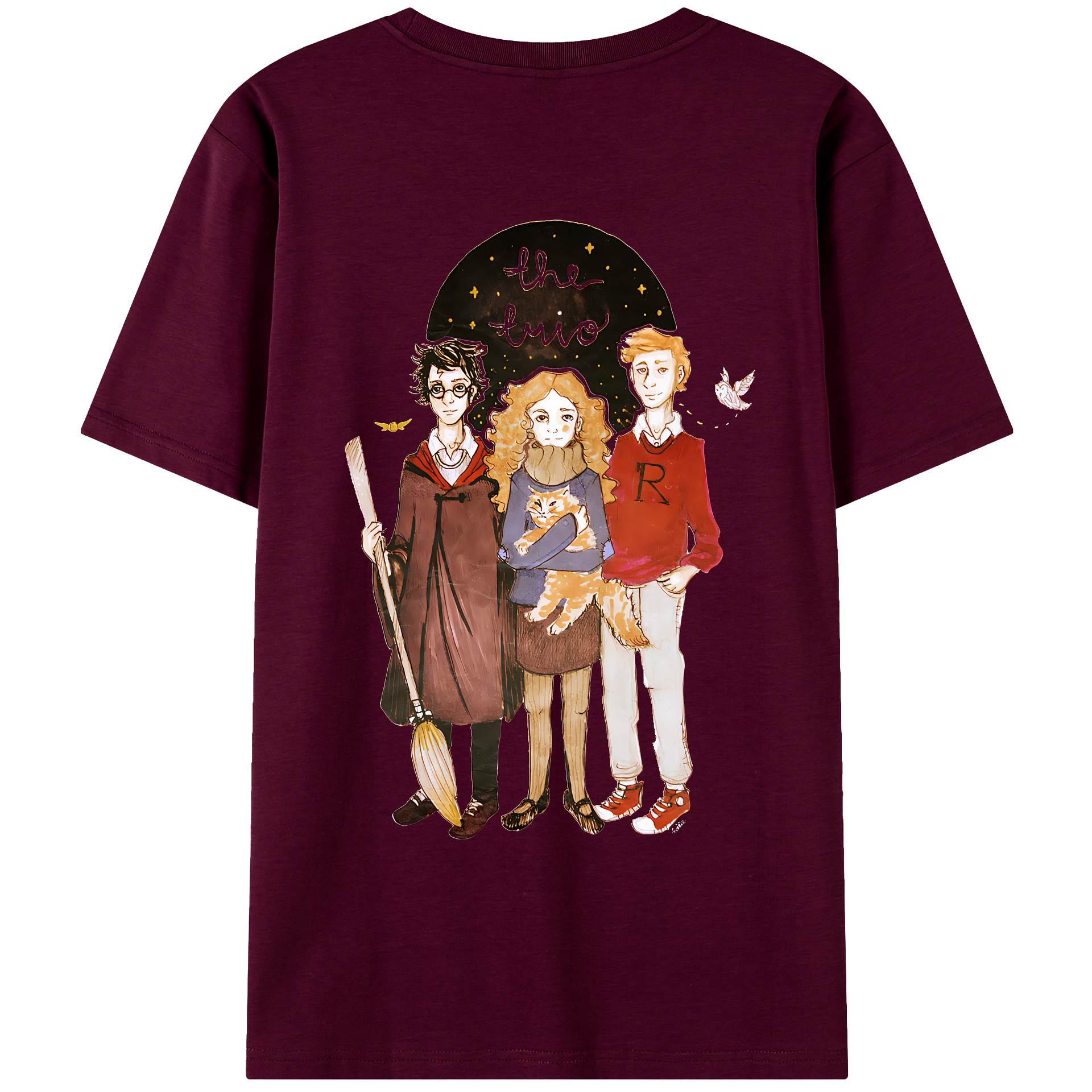 （画像用） Harry Potter ハリー・ポッターシリーズ レディース半袖Tシャツ(バックプリント)